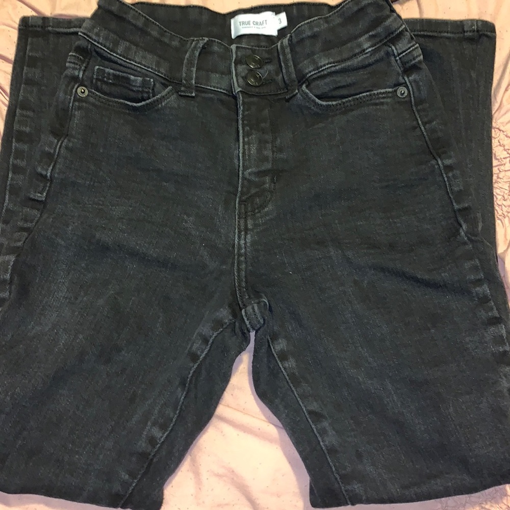 True Craft Black High Rise Skinny Jeans